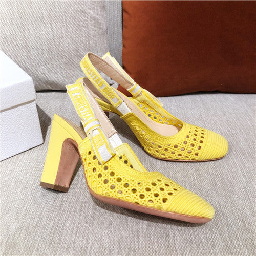High Quality Luxury Dior Block Heels Sandals