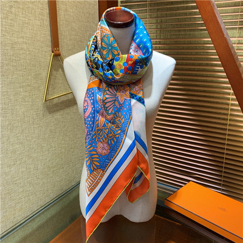 High Quality Luxury Hermes Silk Scarf Womens