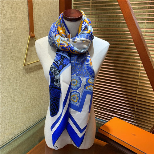 High Quality Luxury Hermes Silk Scarf Womens – Style 26165