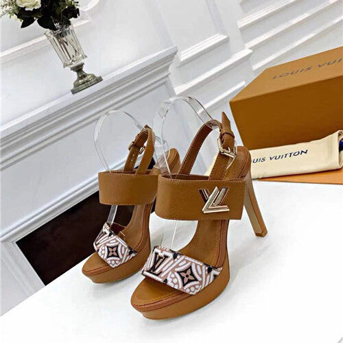 High Quality Luxury LV High Heel Sandals Womens alternate view