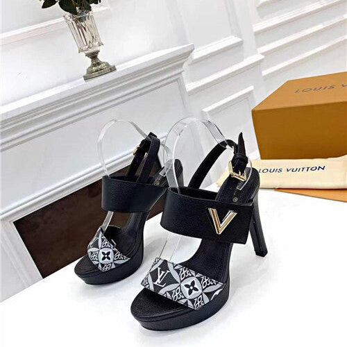 High Quality Luxury LV High Heel Sandals Womens – Style 34883 alternate view