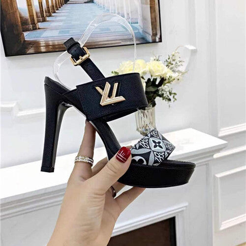 High Quality Luxury LV High Heel Sandals Womens – Style 34883 product detail