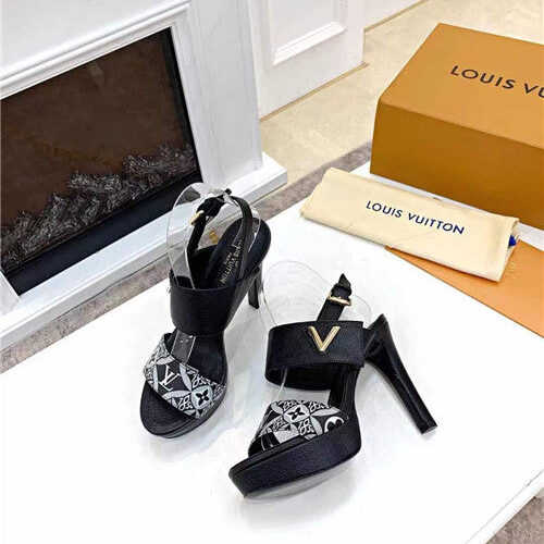 High Quality Luxury LV High Heel Sandals Womens – Style 34883 product detail