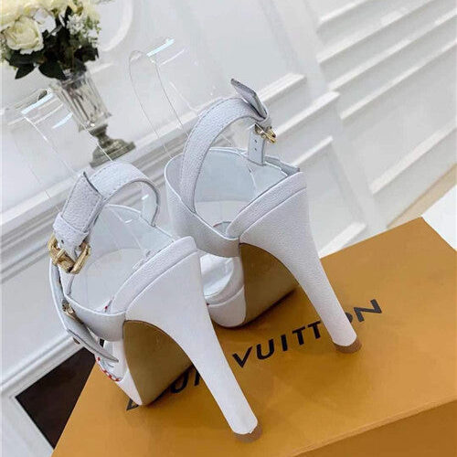 High Quality Luxury LV High Heel Sandals Womens – Style 02115 product detail