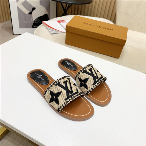 High Quality Luxury LV Flat Sandals Womens – Style 69955