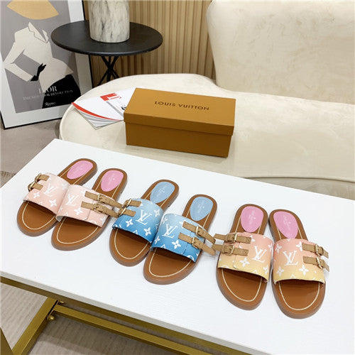 High Quality Luxury LV Flat Sandals Womens – Style 61475 alternate view