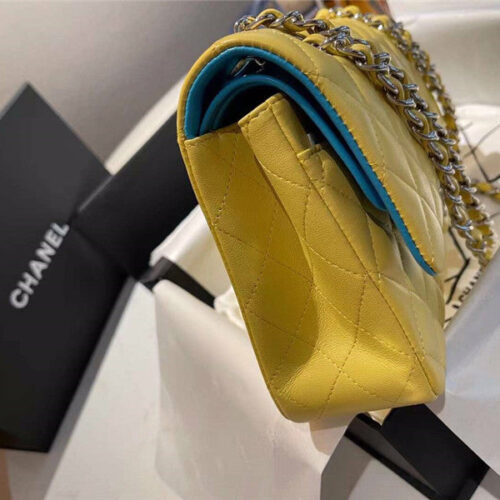 High Quality Luxury Chanel CF 25 Flip Bag Yellow product detail