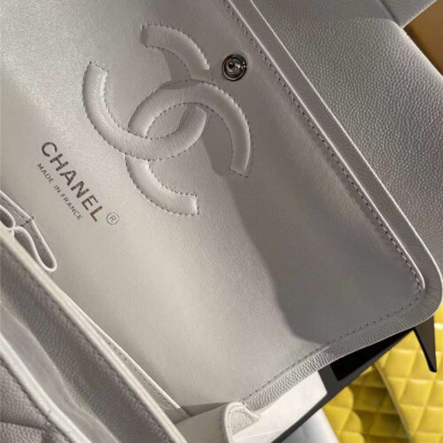 High Quality Luxury Chanel CF 25 Flip Bag White product detail