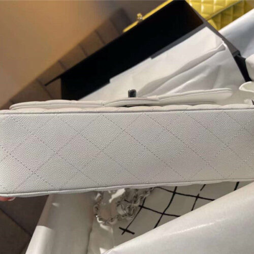 High Quality Luxury Chanel CF 25 Flip Bag White product detail