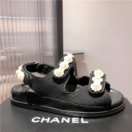 High Quality Luxury Chanel Flat Beach Shoes Sandals – Style 38790 product detail