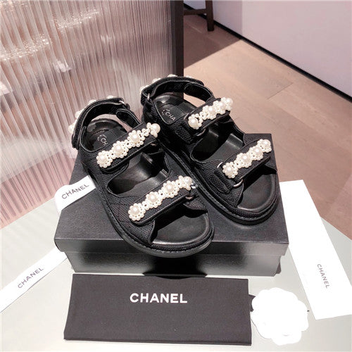 High Quality Luxury Chanel Flat Sandals Womens – Style 64710