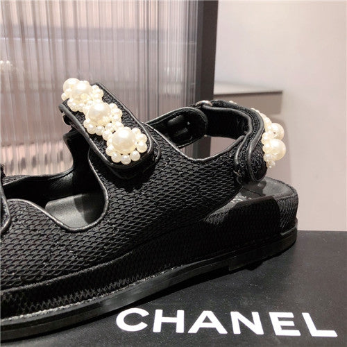 High Quality Luxury Chanel Flat Beach Shoes Sandals – Style 38790 product detail