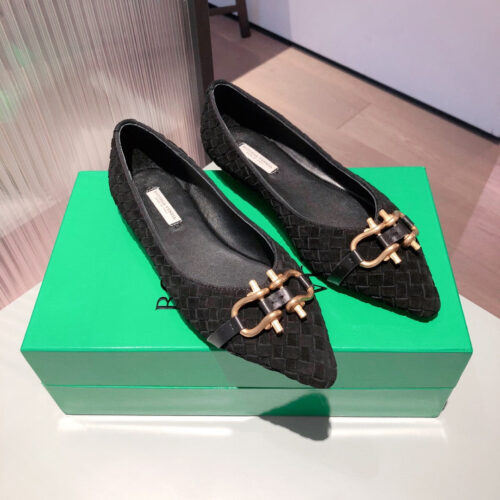 High Quality Luxury Bv Flat Sandals Womens