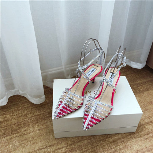 High Quality Luxury Jimmy Choo Heels Sandals – Style 43895