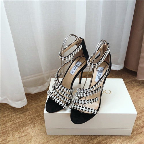 High Quality Luxury Jimmy Choo High Heel Sandals – Style 70711 alternate view