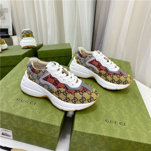High Quality Luxury Gucci Rhyton Sneakers Womens – Style 80787