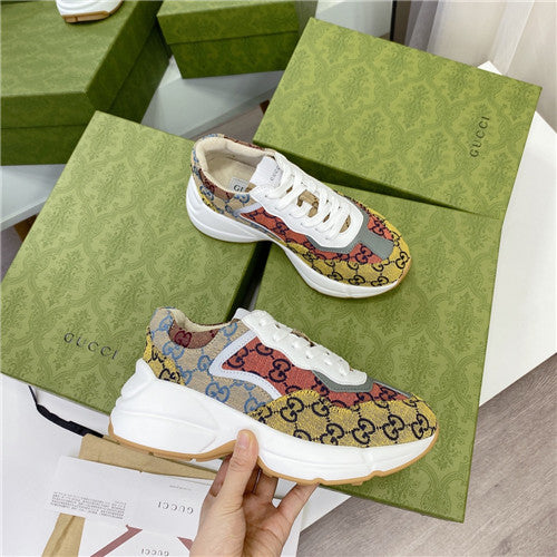 High Quality Luxury Gucci Rhyton Sneakers Women – Style 84179