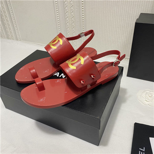 High Quality Luxury Chanel Flat Sandals Women