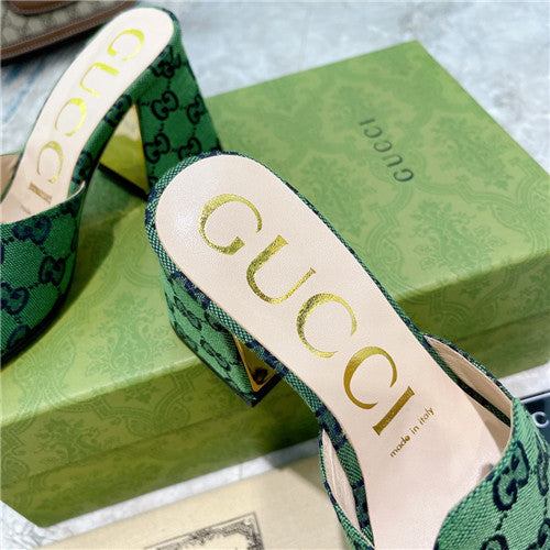 High Quality Luxury Gucci Horsebit Block Heel Sandals – Style 66387 product detail