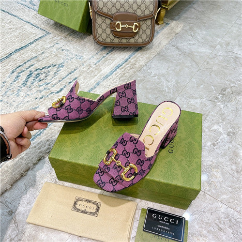 High Quality Luxury Gucci Horsebit Block Heel Sandals – Style 68083 alternate view