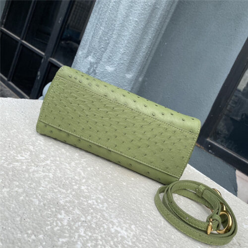 High Quality Luxury Fendi Ostrich Leather Peekaboo Bag – Style 32597 product detail