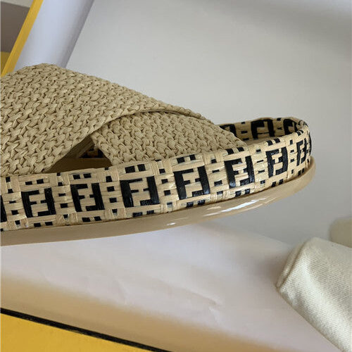 High Quality Luxury Fendi Woven Slippers Sandals product detail