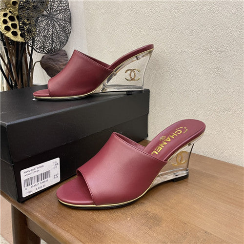 High Quality Luxury Chanel Wedge Sandals – Style 78054