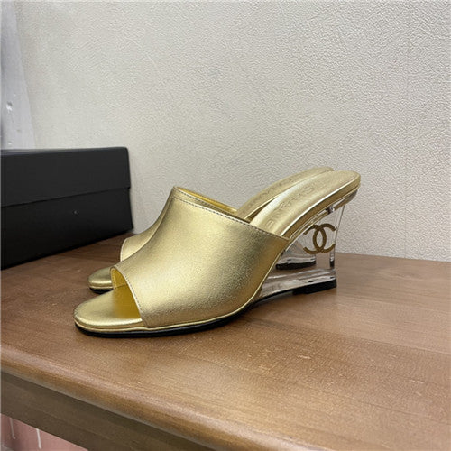 High Quality Luxury Chanel Wedge Sandals – Style 09126 alternate view