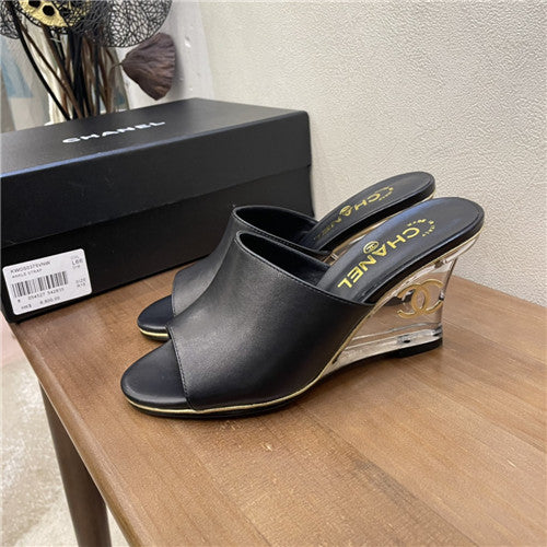 High Quality Luxury Chanel Wedge Sandals – Style 76358 alternate view