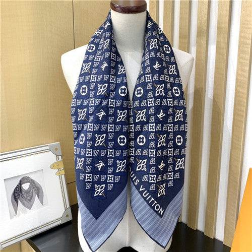 High Quality Luxury LV Silk Scarf Womens – Style 26723 alternate view
