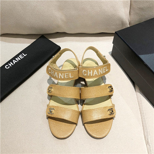 High Quality Luxury Chanel Flat Sandals Womens alternate view