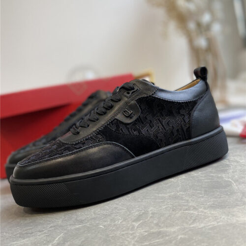 High Quality Luxury Christian Louboutin Louis Junior Spikes Sneakers – Style 28756 product detail