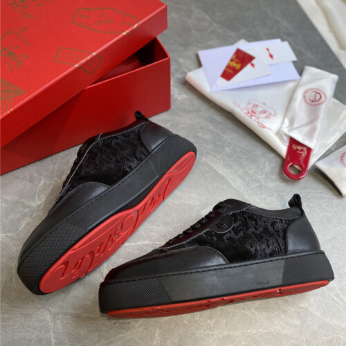 High Quality Luxury Christian Louboutin Louis Junior Spikes Sneakers – Style 28756 product detail
