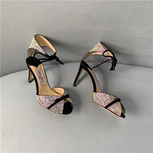 High Quality Luxury Jimmy Choo Pearl Heels Sandals alternate view