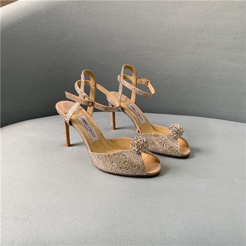 High Quality Luxury Jimmy Choo Pearl Heels Sandals – Style 89815