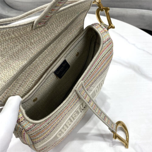 High Quality Luxury Dior Velvet Saddle Bag product detail