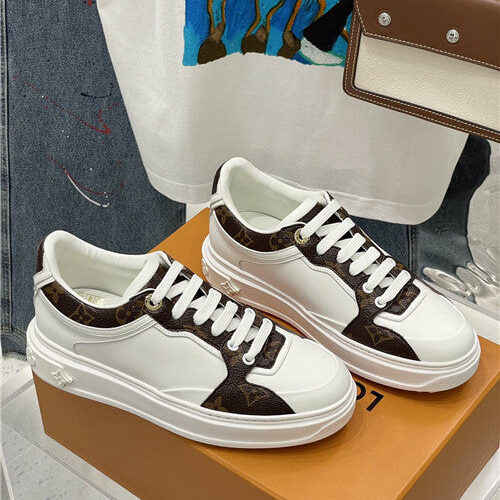 High Quality Luxury Louis Vuitton Time Out Sneakers – Style 78659 alternate view