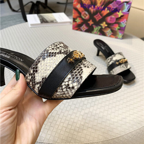 High Quality Luxury Louis Vuitton High Heel Slippers – Style 39331 product detail