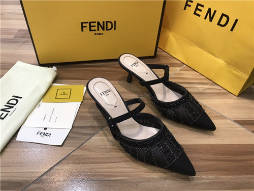 High Quality Luxury Fendi High Heel Sandals – Style 68083