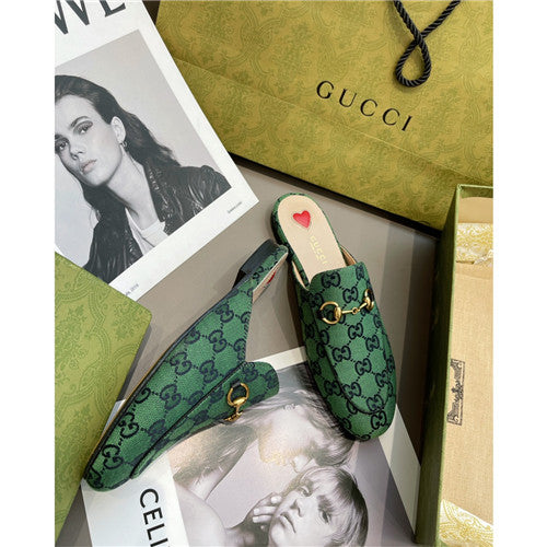 High Quality Luxury Gucci GG Multicolor Slippers – Style 17459 alternate view