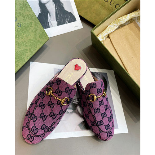 High Quality Luxury Gucci GG Multicolor Slippers – Style 50227 alternate view