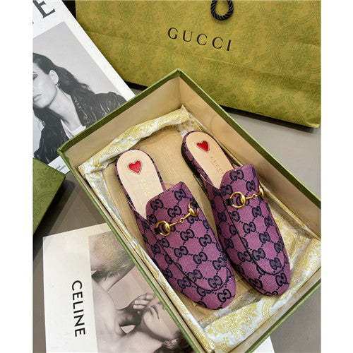 High Quality Luxury Gucci GG Multicolor Slippers – Style 50227