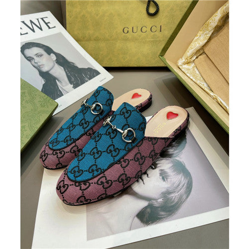 High Quality Luxury Gucci GG Multicolor Slippers – Style 15763