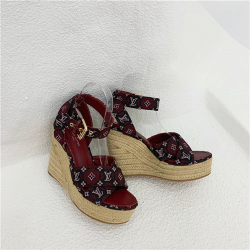 High Quality Luxury Louis Vuitton Starboard Wedge Sandals – Style 24707 alternate view