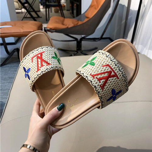 High Quality Luxury LV Jumbo Platform Mule Slippers product detail