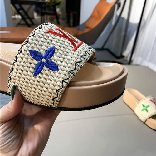 High Quality Luxury LV Jumbo Platform Mule Slippers product detail
