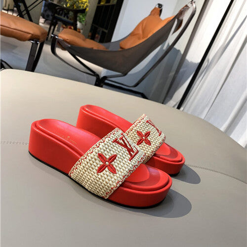 High Quality Luxury LV Jumbo Platform Mule Slippers – Style 91939