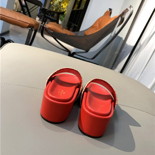High Quality Luxury LV Jumbo Platform Mule Slippers – Style 91939 product detail