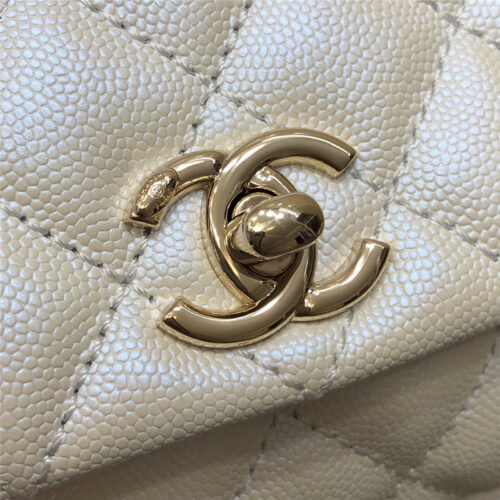 High Quality Luxury Chanel Small Coco Handle Leather Bag product detail