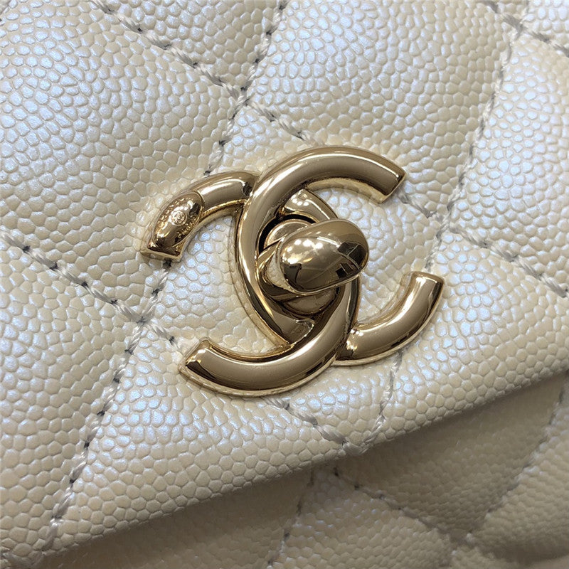 High Quality Luxury Chanel Small Coco Handle Leather Bag product detail